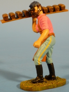 Feldb�cker Brote auf Brett tragend