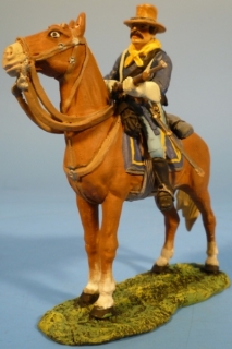 Kavallerist mit Gewehr zu Pferd
