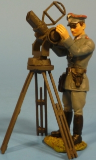 Flak  Offizier am Scheinwerfer  Richtungsweiser 35 stehend (Gert aus Metall)