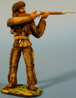 Trapper stehend schie�end
