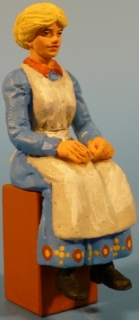 Siedlerin sitzend