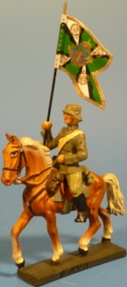 Standartenreiter, ohne Standarte  (alle Heeres- und Traditionsfahnen sind lieferbar) (Reiter ohne Pferd)