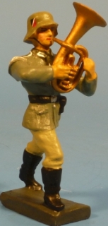 Tenorhornblser marschierend