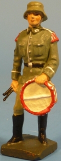Trommler mit abgesetzter Trommel