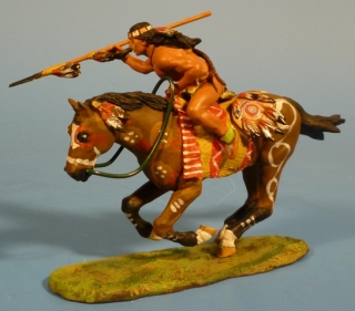 Indianer mit Speer (B�ffeljagd)