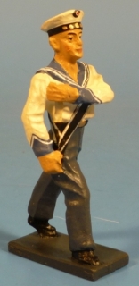 Fahnentr�ger marschierend (alle Marinefahnen sind lieferbar)