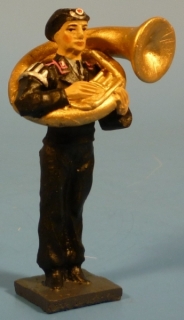 Panzer-Tenorhornbl�ser stillgestanden