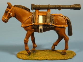 Muli mit Gesch�tzrohr