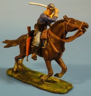 Kavallerist mit Sbel angreifend
