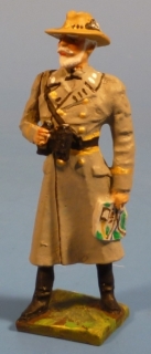 Konfderierten Offizier stehend mit Fernglas (beweglicher Arm)