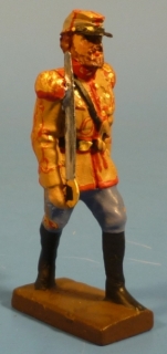 Konfderierten Tiger Rifles Offizier