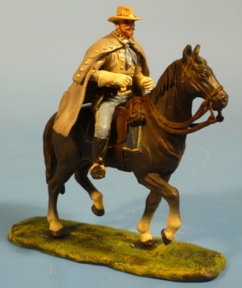 Konf�derierten Kavallerieoffizier mit offenem Mantel 