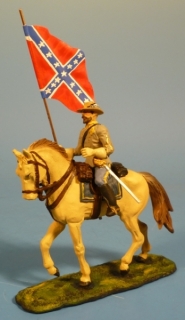 Konf�derierten Fahnentr�ger mit Staatsfahne