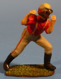 Konfderierten Soldat Speichenrad haltend (fr Kanone)