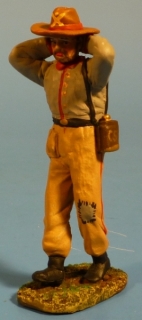Konfderierten Soldat sich ergebend