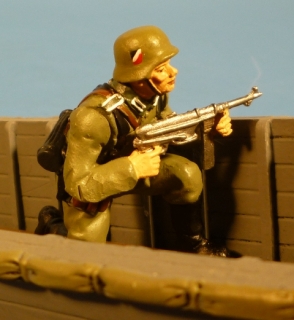 Zugf�hrer mit MP40 (f�r Sturmboot)