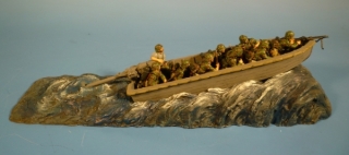 Waffen-SS Sturmboot 39 mit kompletter Besatzung