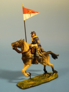 Fahnentrger im Angriff