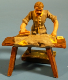 Konfderierten Soldat Jacke reinigend