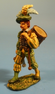 Landsknecht Trommel geschultert 