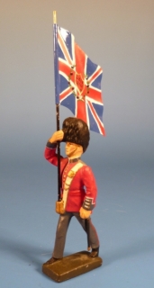 Englische Garde, Fahnentrger marschierend