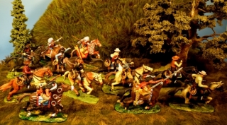 Indianerberfall auf Cowboys