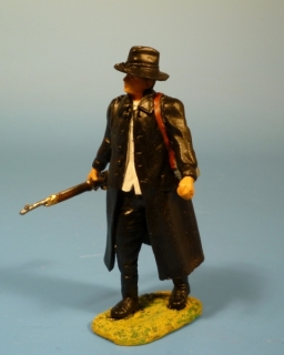 US Marshall mit Gewehr vorgehend