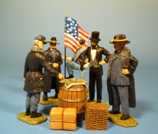 Pr�sident Lincoln und seine Gener�le