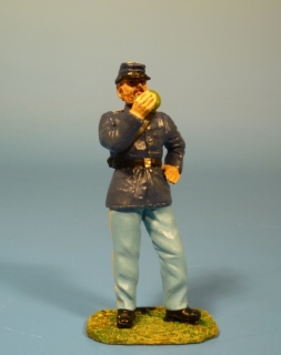 Unions Soldat bei der Gefechtspause