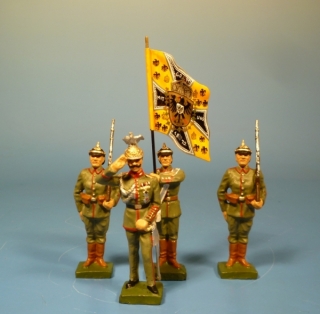 Kaiser Wilhelm der II mit Eskorte
