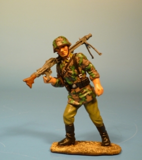 Waffen-SS Soldat mit MG-42