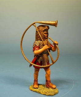Rmischer Legionr mit Musikgert