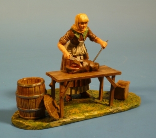 Mittelalter Metzgerin