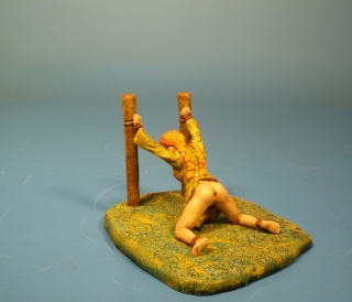 Gefesselte Frau