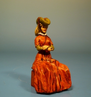 Edeldame / Burgfr�ulein sitzend