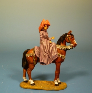Edelfrau zu Pferd