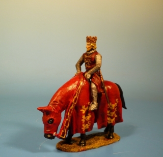 Richard L�wenherz zu Pferd