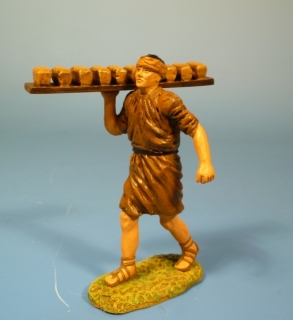 R�mischer B�cker Brote tragend