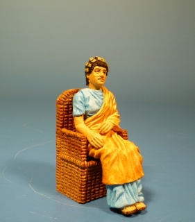 R�mische Zivilistin sitzend