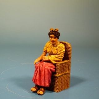 R�mische Zivilistin sitzend