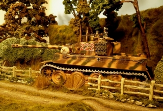 Kampfpanzer VI Tiger von Michael Wittmann 1944 im Einsatz in Villers-Bocage