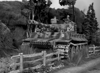 Kampfpanzer VI Tiger von Michael Wittmann 1944 im Einsatz in Villers-Bocage