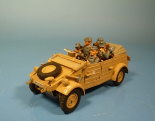 VW K�belwagen Typ 82 mit Luftwaffenbesatzung