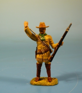 Cowboy Trapper stehend gr��end