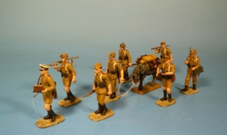 Afrikakorps vorgehende Infanterie