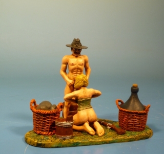 Wilder Westen Erotikdiorama