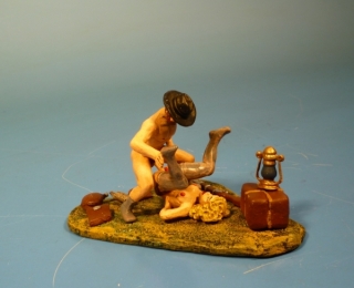 Wilder Westen Erotikdiorama