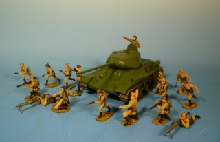 Rote Armee beim Sturmangriff