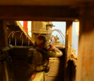 Diorama 1. Weltkrieg Schlachtfeld 1918