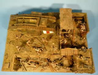 Diorama 1. Weltkrieg Schlachtfeld 1918